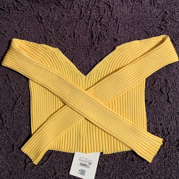 JACQUEMUS Yellow Le Raphia 'La Maille Pralu’ Cardigan - Picture 9 of 13